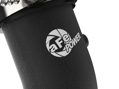 aFe BladeRunner 3-1/2 IN Aluminum Cold Charge Pipe Black - Ram 2019-2023 6.7L