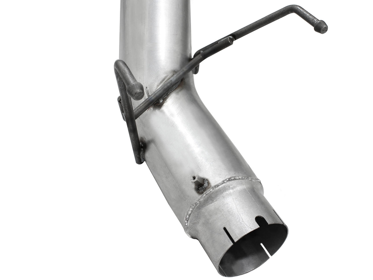 aFe ATLAS 5 IN Aluminized Steel DPF-Back Exhaust System w/Black Tip - Ram 2013-2018 6.7L - 49-02039-B