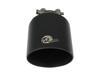 aFe MACH Force-Xp 304 Stainless Steel Clamp-on Exhaust Tip Black Velvet