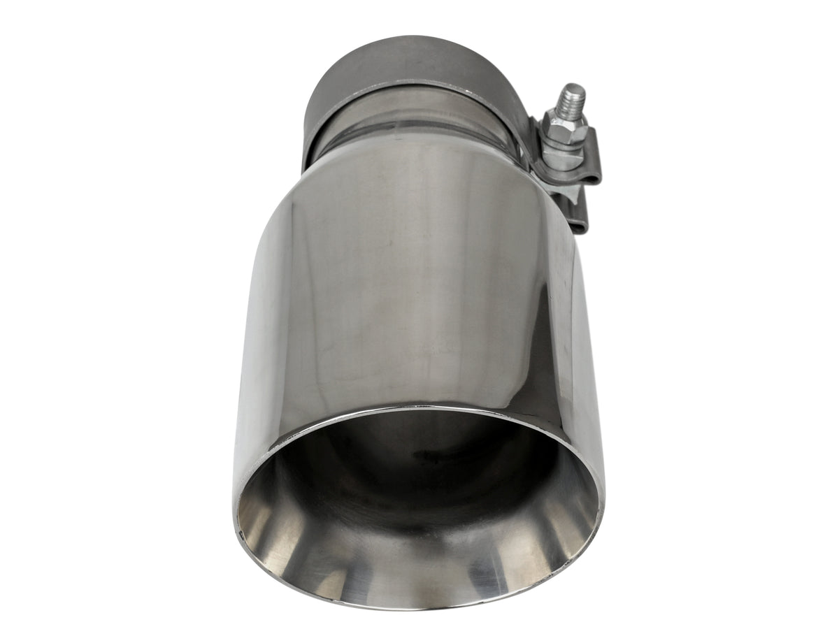 aFe MACH Force-Xp 304 Stainless Steel Clamp-on Exhaust Tip Polished - 49T30454-P093