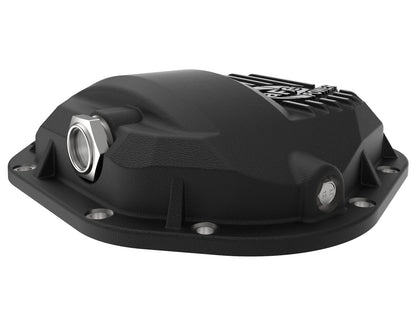 aFe Pro Series Dana 60 Front Differential Cover Black w/ Machined Fins