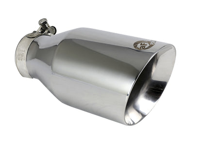 aFe MACH Force-Xp 304 Stainless Steel Clamp-on Exhaust Tip Polished - 49T25454-P091