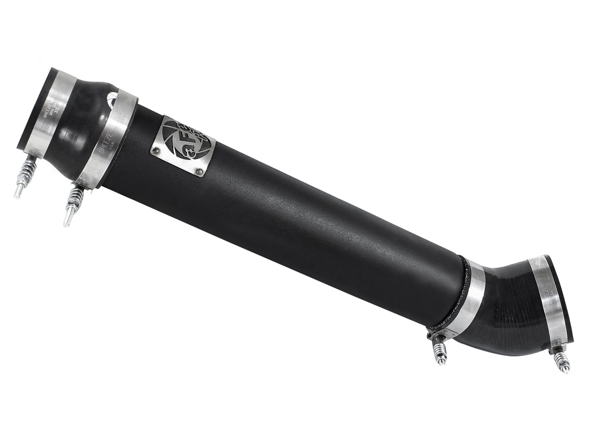 aFe BladeRunner 3-1/2 IN Aluminum Cold Charge Pipe Black - Dodge 1994-2002 5.9L
