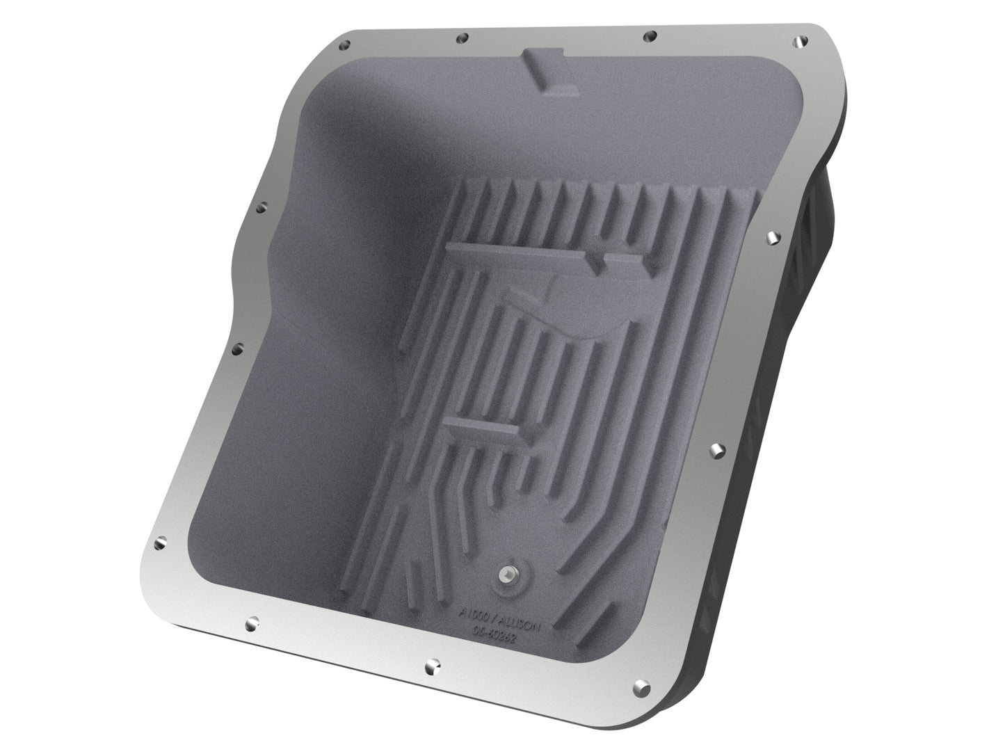 aFe Pro Series Transmission Pan Black w/ Machined Fins - Chevy/GMC 2001-2019 6.6L/8.1L
