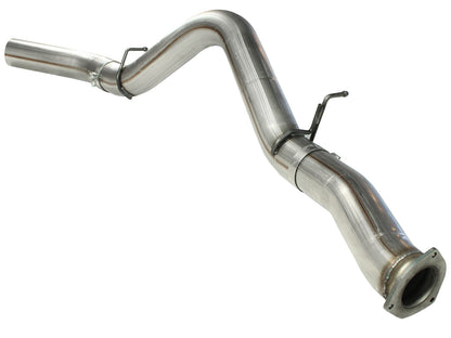 aFe Large Bore-HD 5 IN 409 Stainless Steel DPF-Back Exhaust System - Chevy/GMC 2007-2010 6.6L