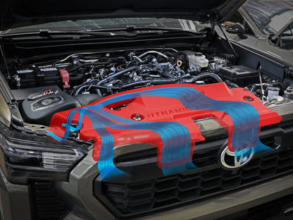 aFe Dynamic Cold Air Intake Air Scoop (D.A.S.) Red
