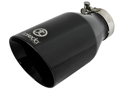 aFe Takeda 409 Stainless Steel Clamp-on Exhaust Tip Black - 49T25454-B09