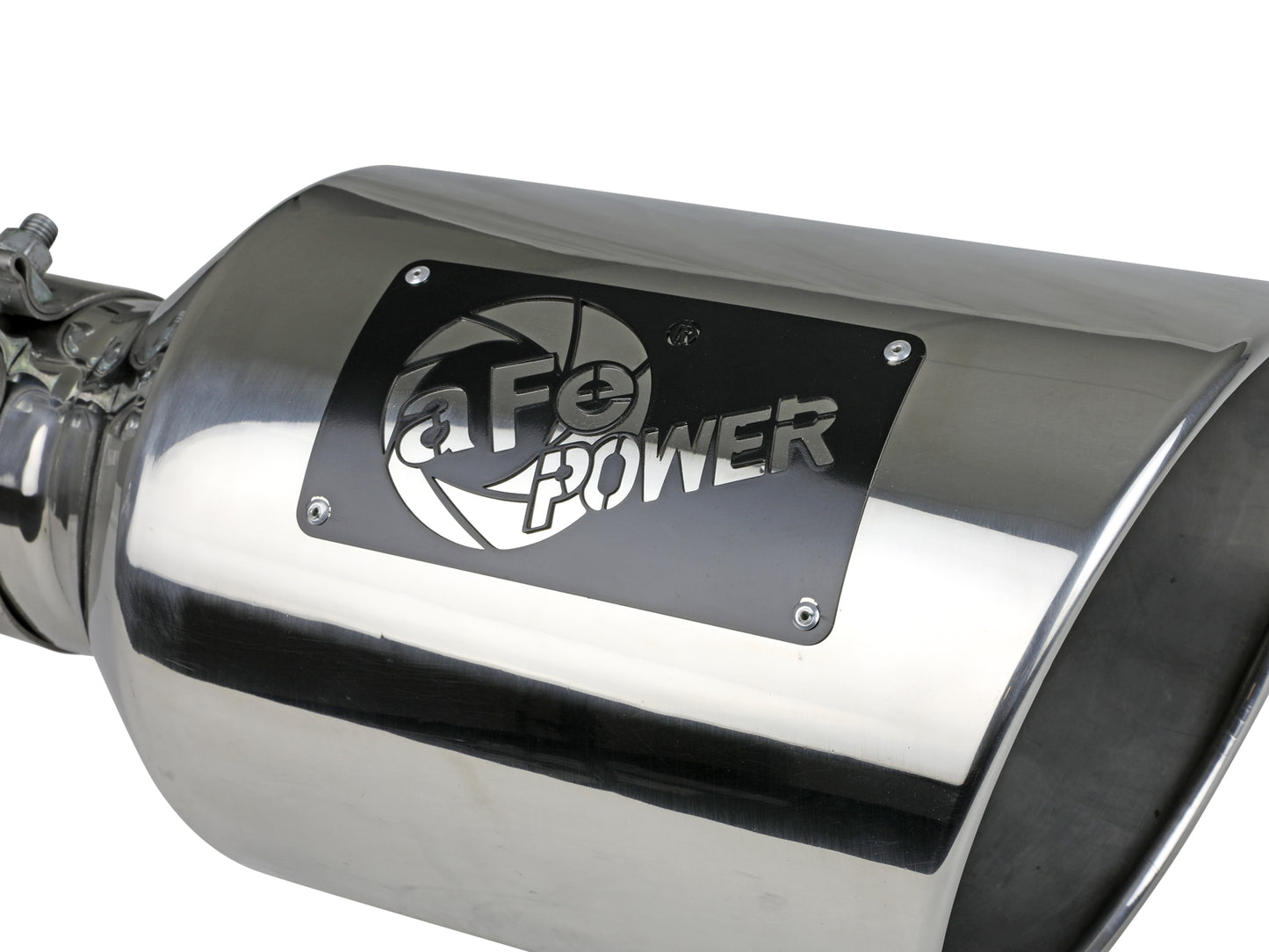 aFe MACH Force-Xp 304 Stainless Steel Clamp-on Exhaust Tip Polished - 49T40801-P15