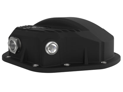 aFe Pro Series Rear Differential Cover Black w/ Machined Fins - Dodge/Ford 1994-2007