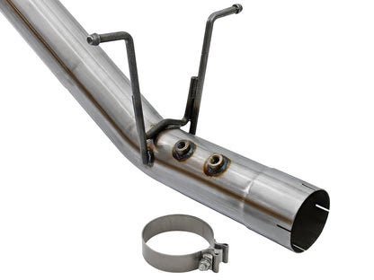 aFe Rebel XD Series 4 IN 409 Stainless Steel DPF-Back Exhaust w/Dual Polished Tips - Chevy/GMC 2017-2019 6.6L
