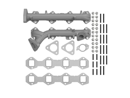 aFe BladeRunner Ported Ductile Iron Exhaust Manifold - Ford 2015-2019 6.7L