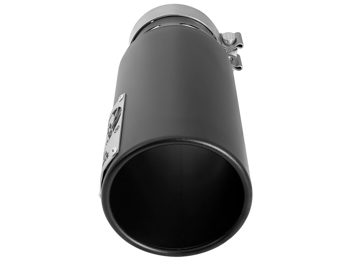 aFe SATURN 4S 409 Stainless Steel Clamp-on Exhaust Tip Black Right Side Exit