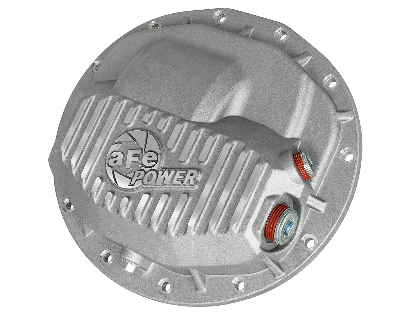aFe Street Series Front Differential Cover Raw w/ Machined Fins - Ram 2013-2023