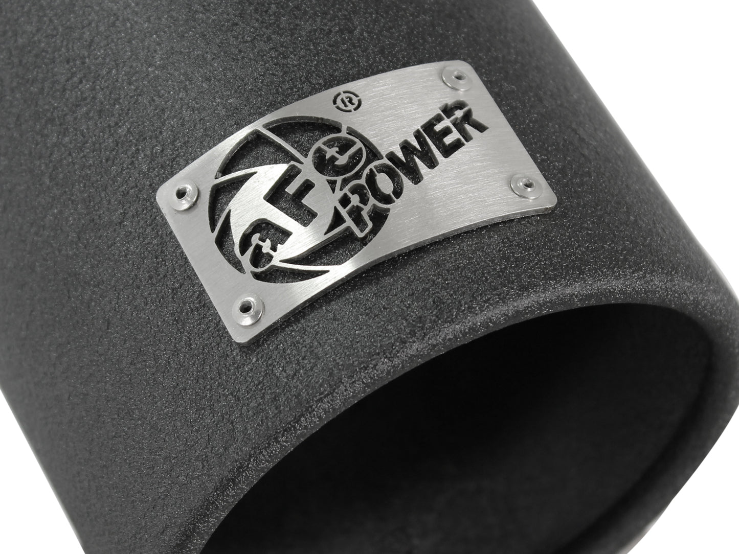 aFe MACH Force-Xp 409 Stainless Steel Clamp-on Exhaust Tip Black - 49-92043-B