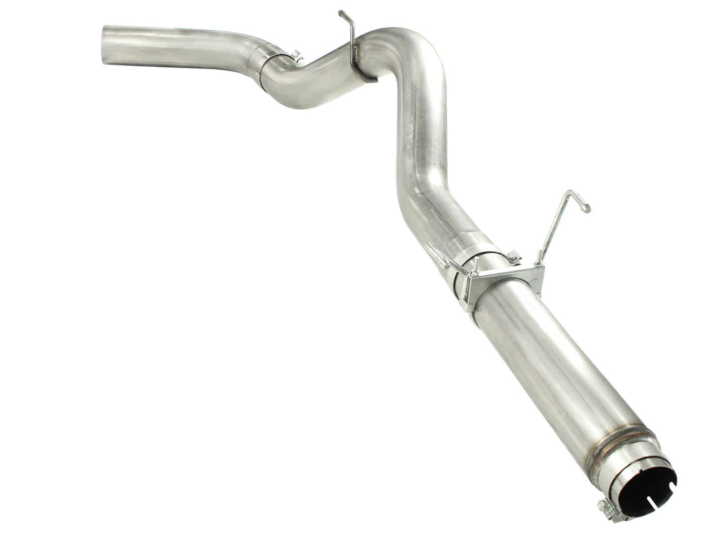 aFe Large Bore-HD 5 IN 409 Stainless Steel DPF-Back Exhaust System - Dodge/Ram 2007-2012 6.7L