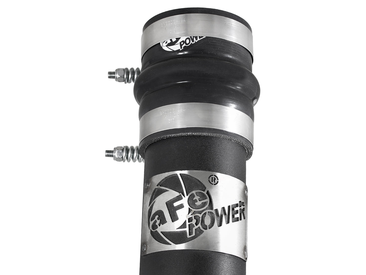 aFe BladeRunner 3 IN Aluminum Hot Charge Pipe Black - Dodge 1994-2002 5.9L