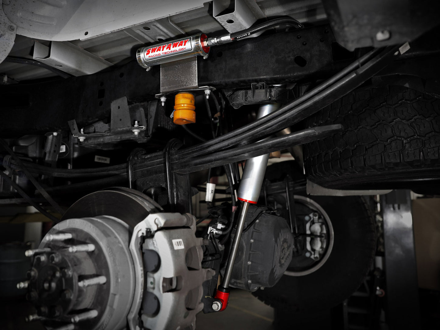 aFe Sway-A-Way 2.5 Rear Shock Kit w/ Remote Reservoirs for 2-3.5 IN Lift