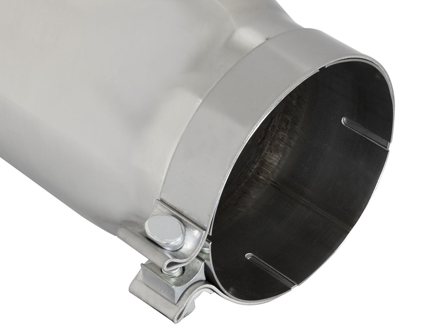 aFe MACH Force-Xp 304 Stainless Steel Clamp-on Exhaust Tip Polished - 49T50601-P15