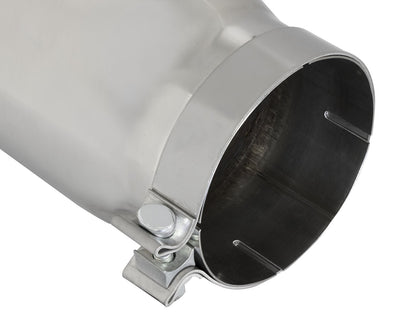 aFe MACH Force-Xp 304 Stainless Steel Clamp-on Exhaust Tip Polished - 49T50601-P15