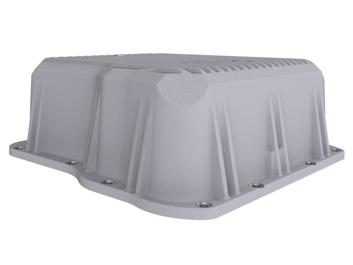 aFe Street Series Transmission Pan Raw w/ Machined Fins - Chevy/GMC 2001-2019 6.6L/8.1L