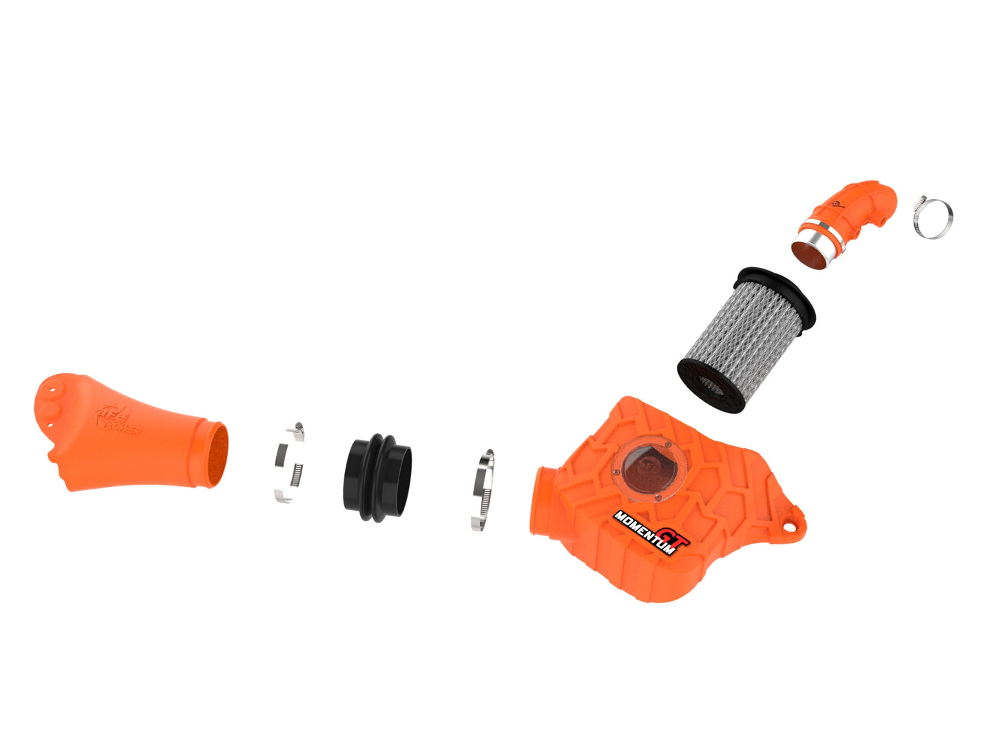 aFe Momentum GT Cold Air Intake System Orange w/ Pro DRY S Filter