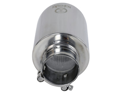 aFe Takeda 304 Stainless Steel Clamp-on Exhaust Tip Polished - 49T25454-P07