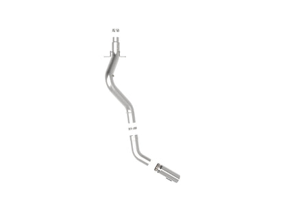 aFe Large Bore-HD 5 IN 409 Stainless Steel DPF-Back Exhaust System w/Polished Tip - Chevy/GMC 2020-2023 6.6L
