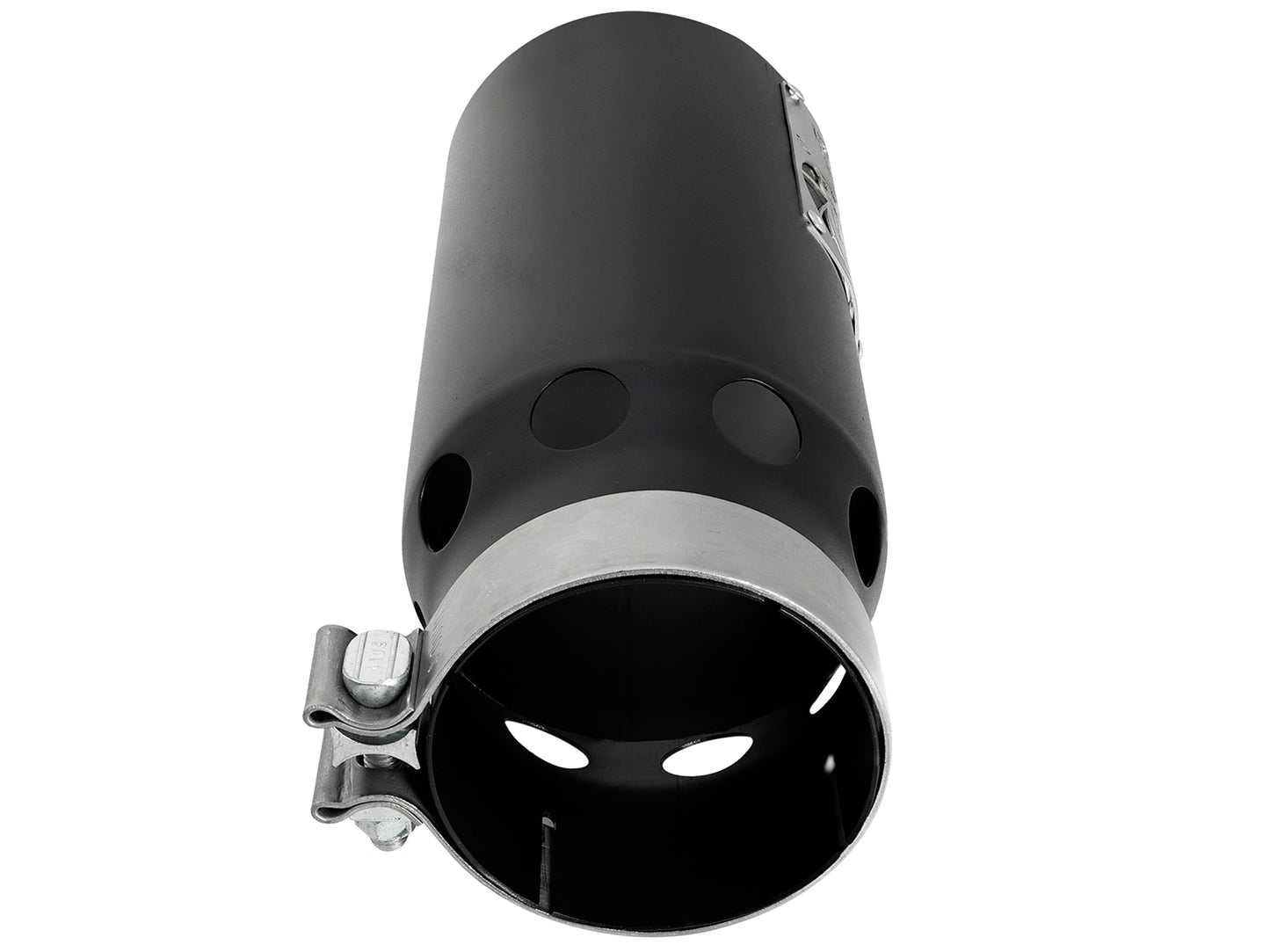 aFe SATURN 4S 409 Stainless Steel Clamp-on Exhaust Tip Black Right Side Exit