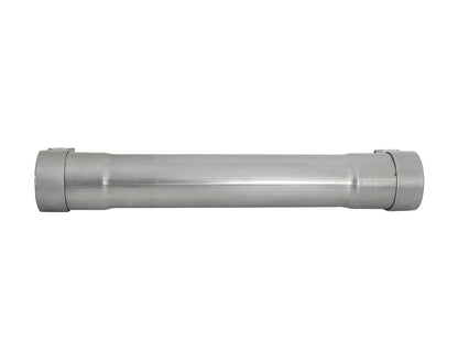 aFe MACH Force-Xp 304 Stainless Steel Resonator Delete Pipe - Clamp Type Band, Overall Length 16 in