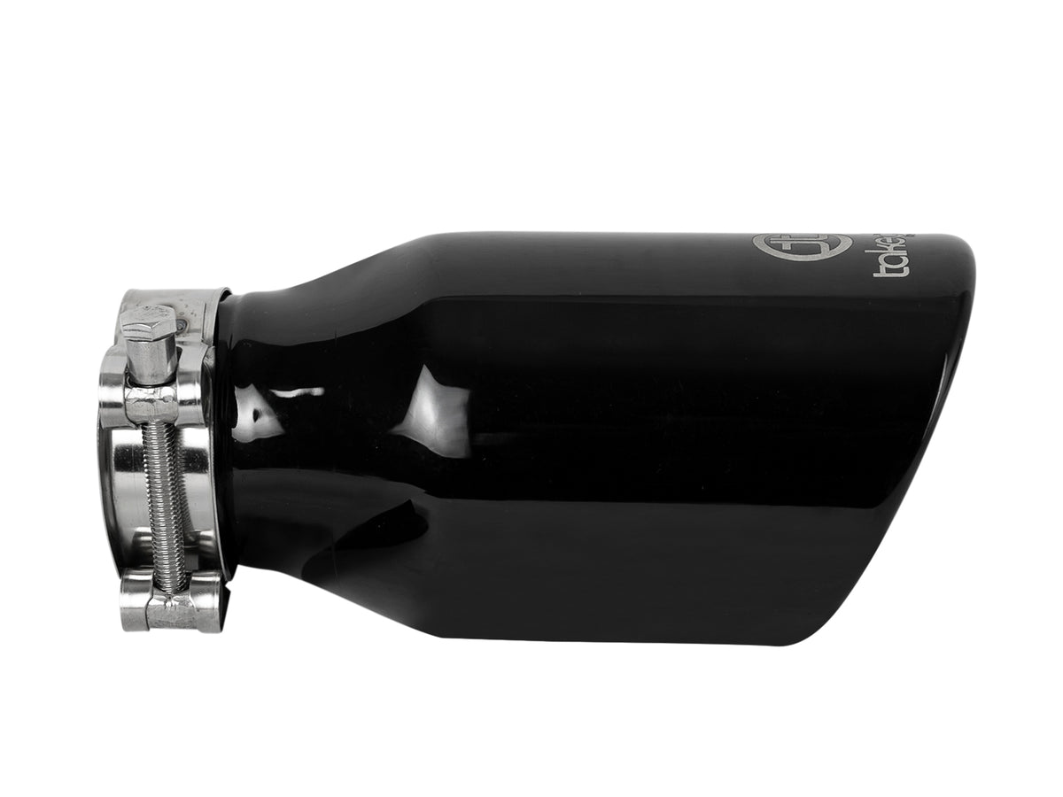 aFe Takeda 409 Stainless Steel Clamp-on Exhaust Tip Black - 49T25404-B08