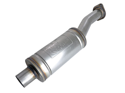 aFe Vulcan Series 409 Stainless Steel Resonator Upgrade Pipe - 49C43132