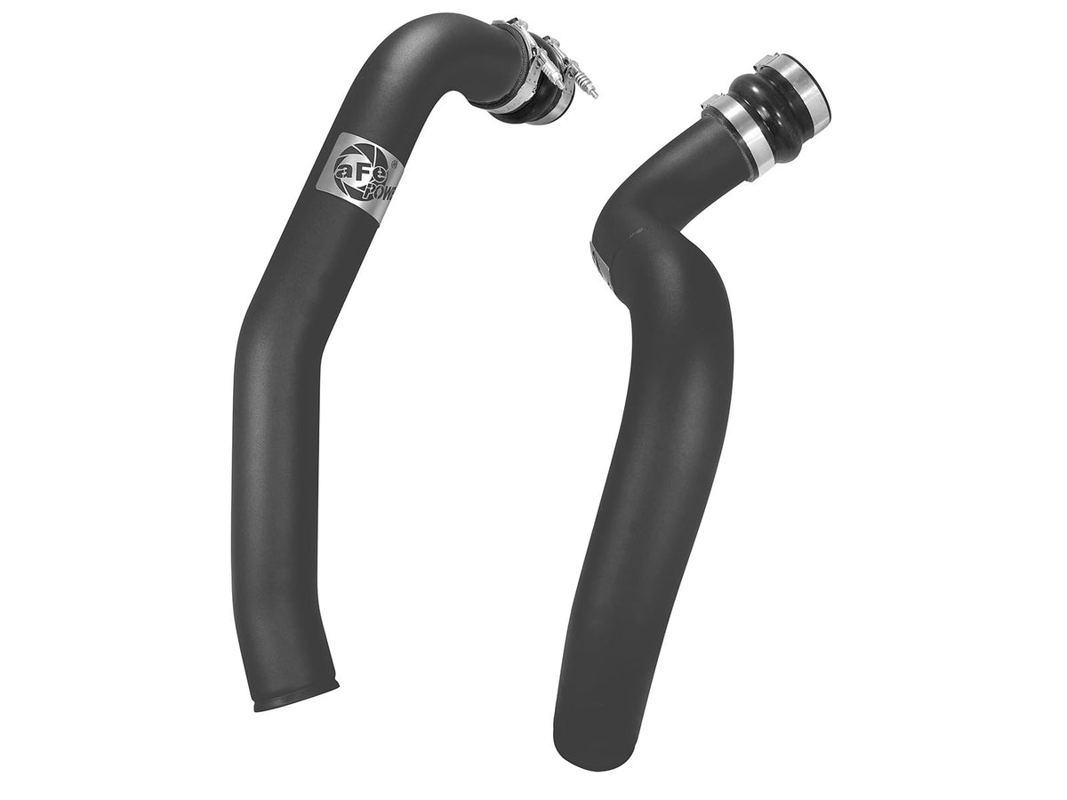 aFe BladeRunner 3 IN Aluminum Hot and Cold Charge Pipe Kit Black - Ford 1999-2003 7.3L