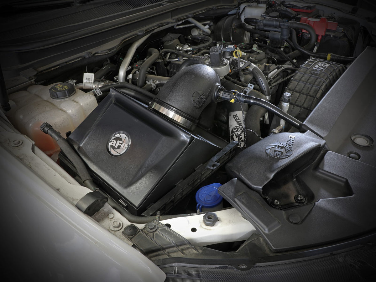 aFe Rapid Induction Cold Air Intake System Cover Black - ABS Plastic