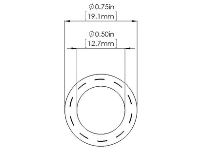 aFe Magnum FORCE Replacement Fuel Hose Kit - 36" L x 1/2" ID