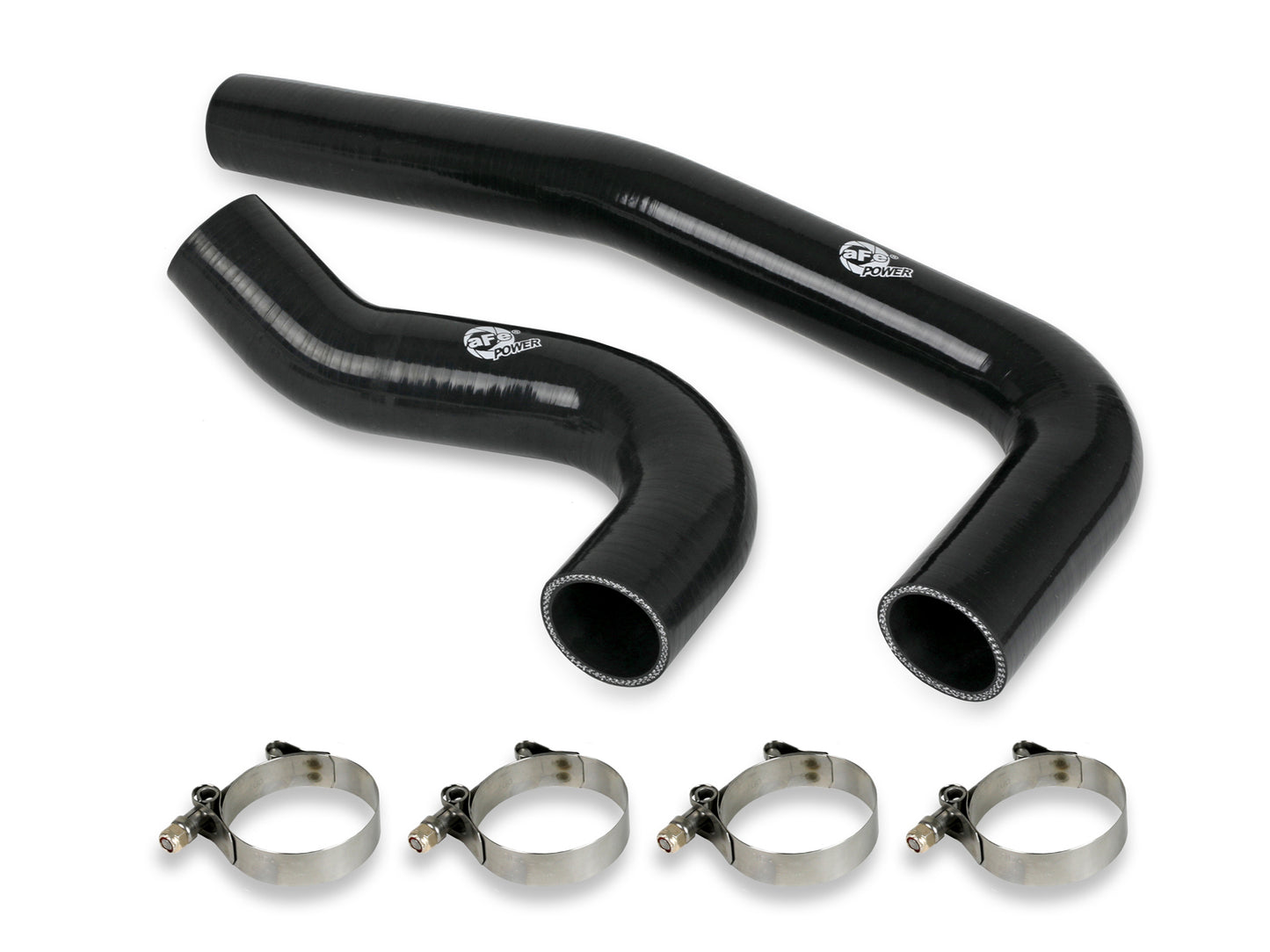 aFe BladeRunner 5-Ply Silicone Radiator Hose Kit Black - Dodge 2003-2009 5.9L/6.7L
