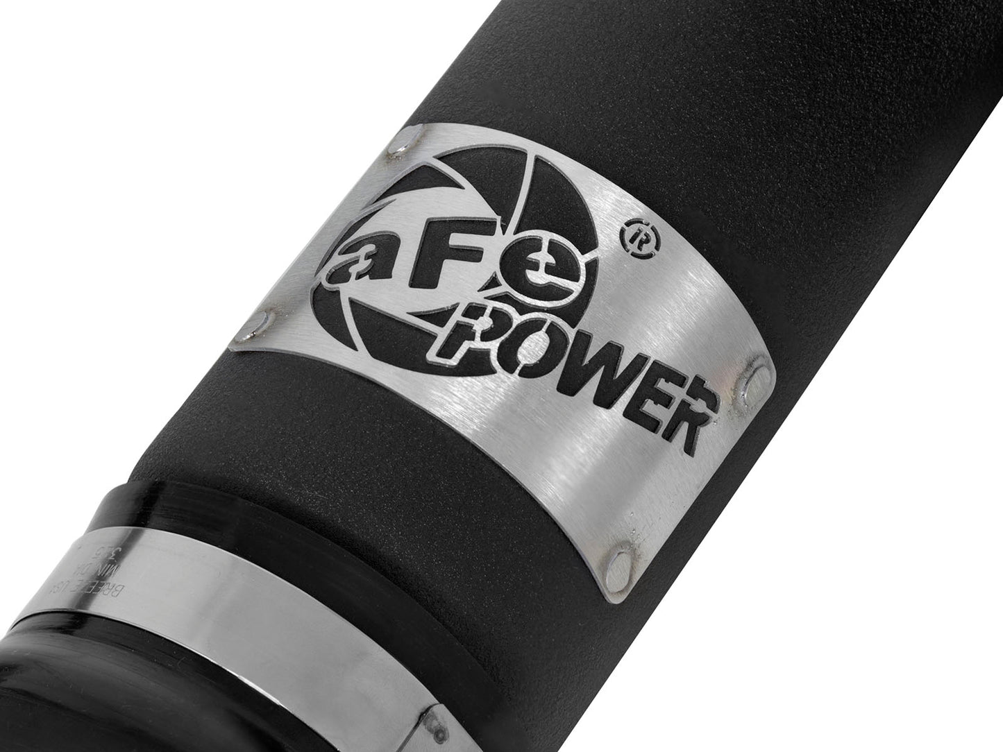 aFe BladeRunner 2-3/4 IN Aluminum Hot Charge Pipe Black