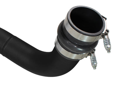 aFe BladeRunner 3 IN Aluminum Hot Charge Pipe Black - Ford 1999-2003 7.3L