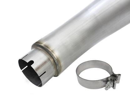 aFe ATLAS 5 IN Aluminized Steel DPF-Back Exhaust System w/Polished Tip - Ram 2013-2018 6.7L - 49-02051-1P