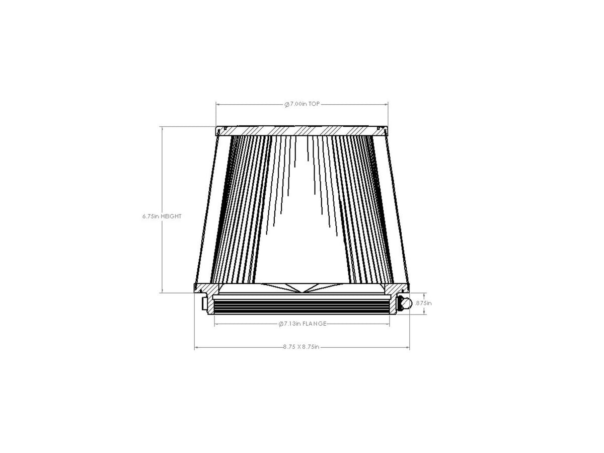 aFe Magnum FORCE Intake Replacement Air Filter w/ D2 Dura-Dry Media - 21-91068V