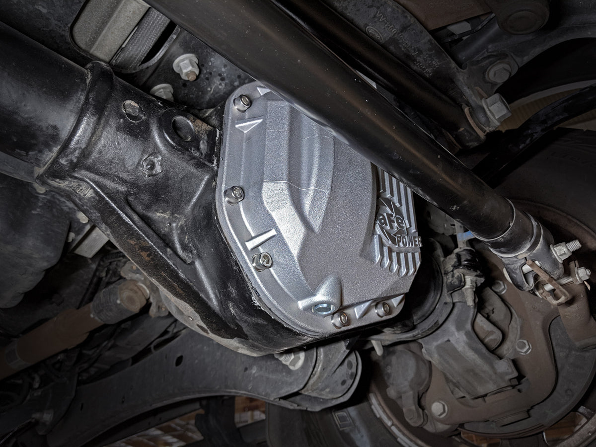 aFe Street Series Dana 60 Front Differential Cover Raw w/ Machined Fins