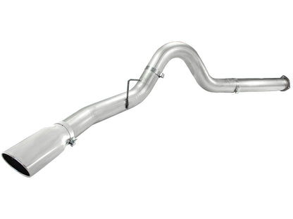 aFe ATLAS 5 IN Aluminized Steel DPF-Back Exhaust System w/Polished Tip - Ford 2011-2014 6.7L