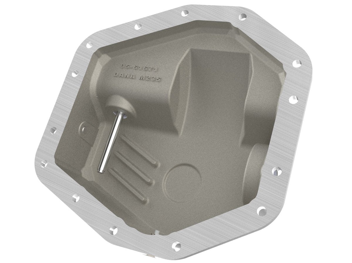 aFe Pro Series Front Differential Cover Black w/ Machined Fins - Ford 2023-2026 6.7L/7.3L