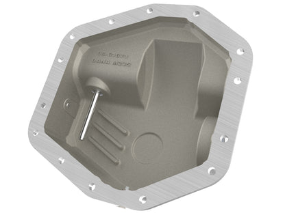 aFe Pro Series Front Differential Cover Black w/ Machined Fins - Ford 2023-2026 6.7L/7.3L