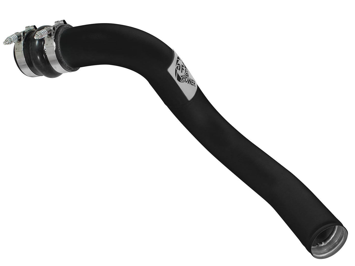 aFe BladeRunner 3 IN Aluminum Hot Charge Pipe Black - Ford 1999-2003 7.3L