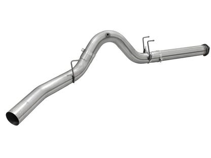 aFe Large Bore-HD 5 IN 409 Stainless Steel DPF-Back Exhaust System - Ford 2015-2016 6.7L