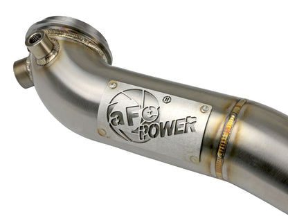 aFe MACH Force-Xp 3 IN 409 Stainless Steel Downpipe - Chevy/GMC 2015-2016 6.6L