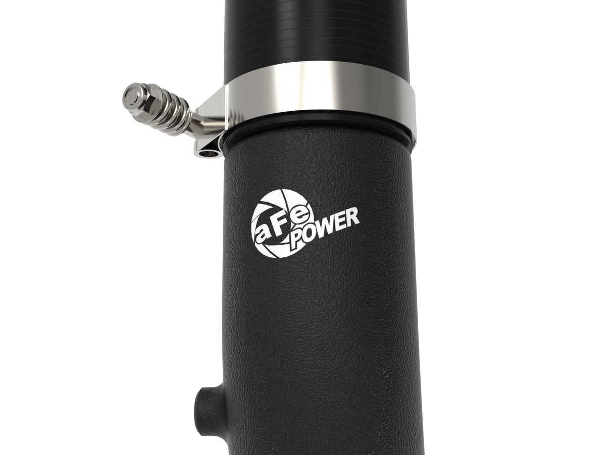 aFe BladeRunner 2-1/2 IN to 3 IN Aluminum Hot-Side Charge Pipe Black