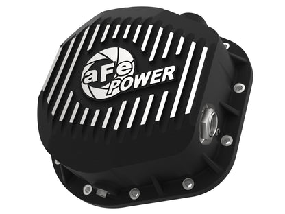 aFe Pro Series Differential Cover Black w/ Machined Fins