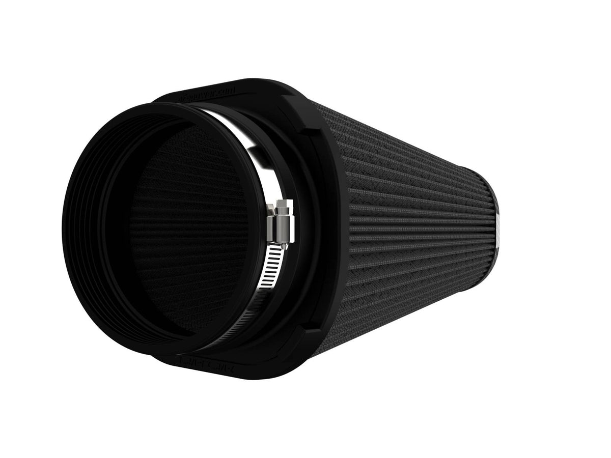 aFe Track Series Intake Replacement Air Filter w/ Black Pro 5R Media - Blue, Flange Inside Diameter 7.50 x 5.50 in