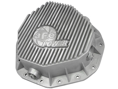 aFe Street Series Rear Differential Cover Raw w/ Machined Fins - Dodge/Ram 2003-2013 5.7L/5.9L